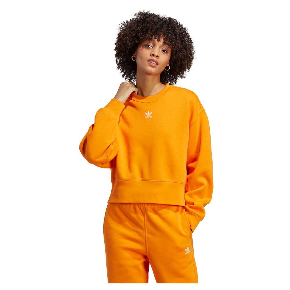 NWT adidas Originals Essentials Sweatshirt with Logo in Orange